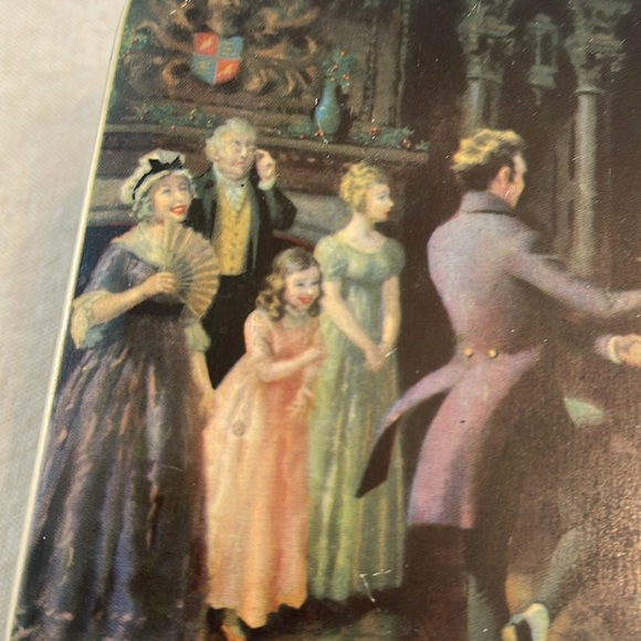 VINTAGE Thorne’s Toffee Tin Box/Christmas Dance Scene - Picture 3 of 7